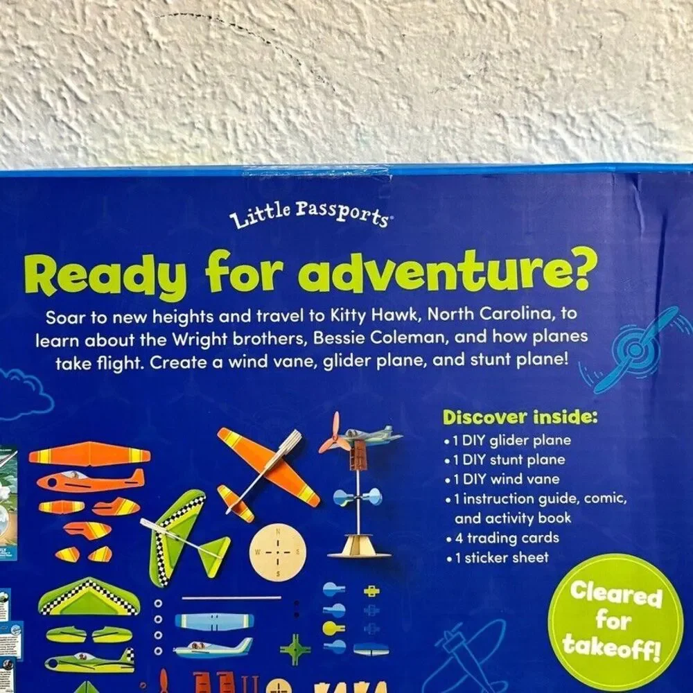 Little Passports Create & Play Flight Ages 5-8‎ STEM DIY Activity Kit NEW